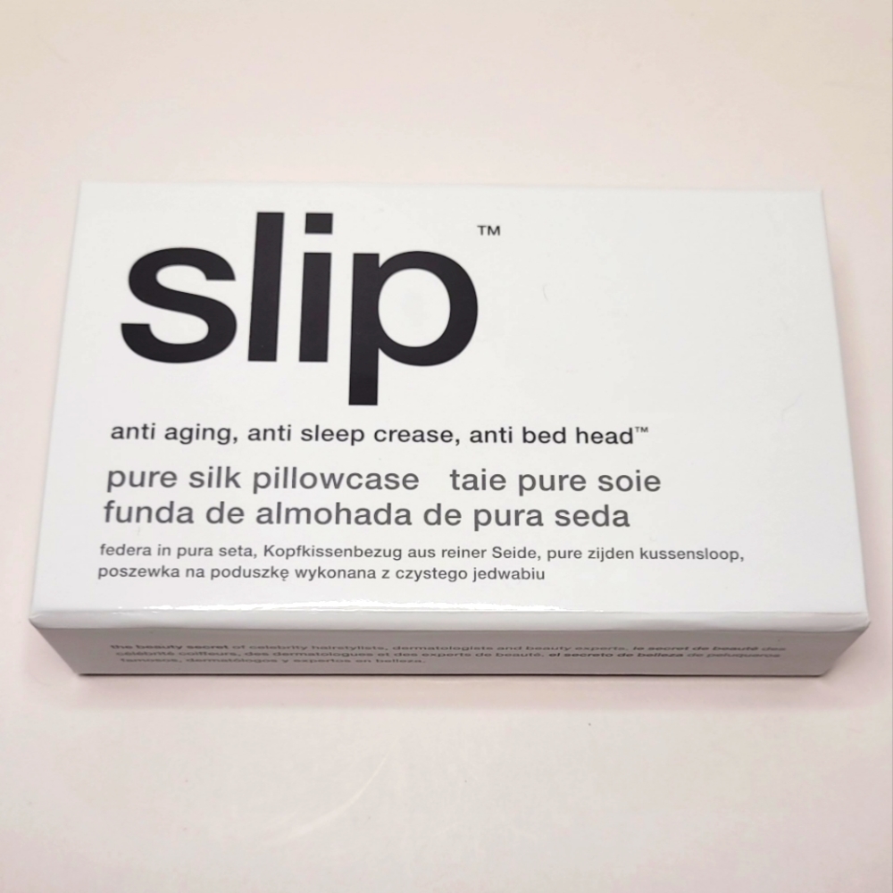 SLIP Queen Size Silk Pillowcase Champagne NWT